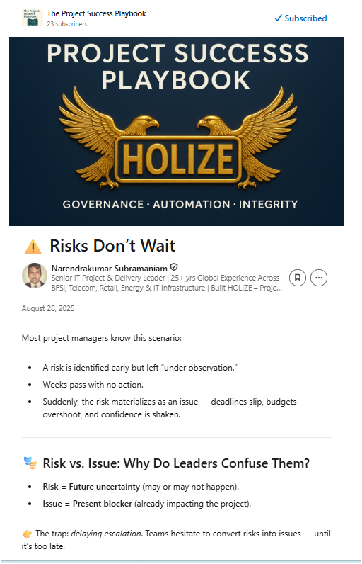 ⚠️ Risks Don’t Wait illustration